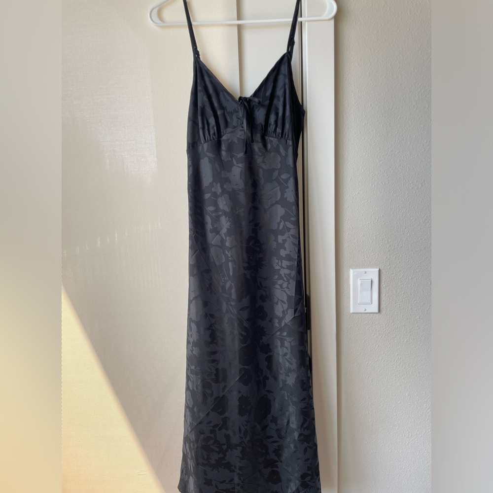 Urban Outfitters Jacquard Midi Slip Dress